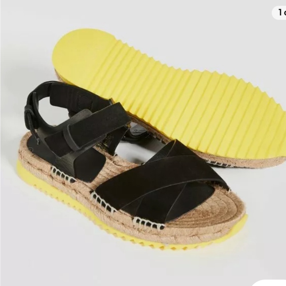 NWT Rag & Bone suede Giza espadrille sandal. Size 10.